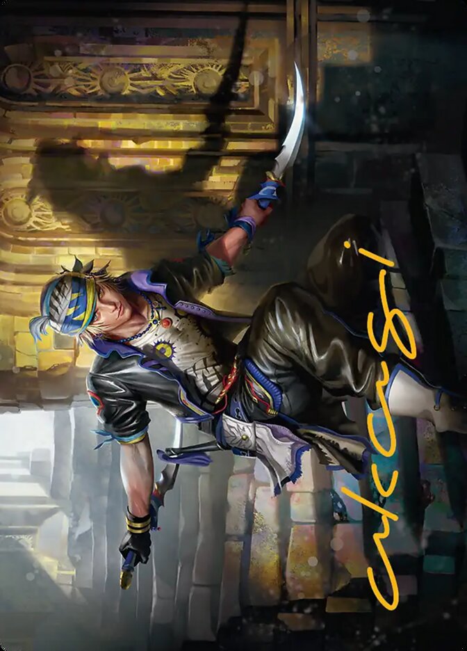 Locke Cole // Locke Cole AFIN-15 Final Fantasy Art Series Magic card