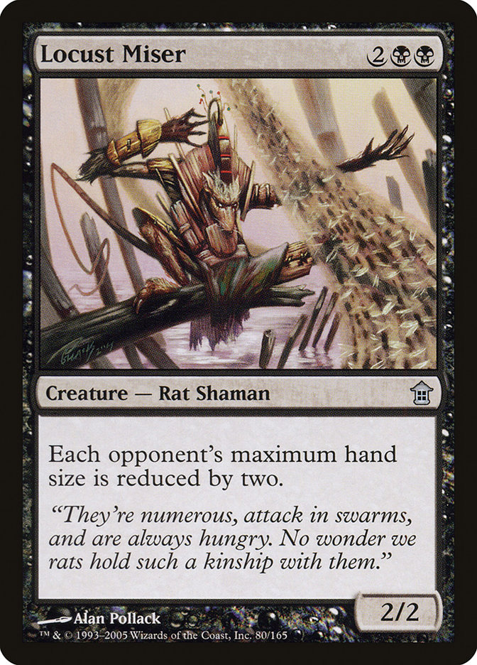 Locust Miser SOK-80 Saviors of Kamigawa Magic card
