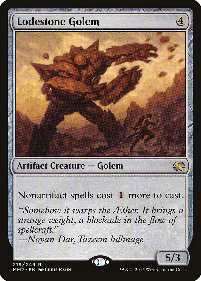 Lodestone Golem MM2-219 Modern Masters 2015 Magic card
