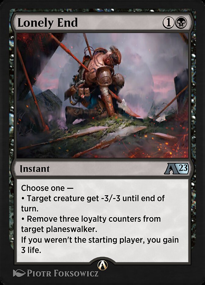 Lonely End YBRO-6 Alchemy: The Brothers' War Magic card