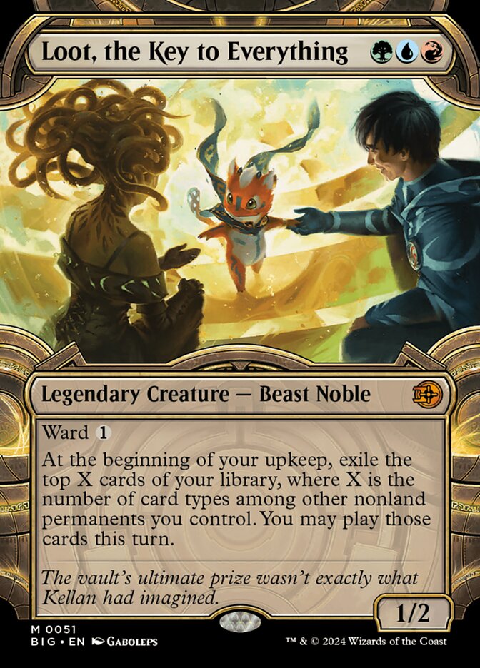 Loot, the Key to Everything BIG-51 The Big Score Magic card