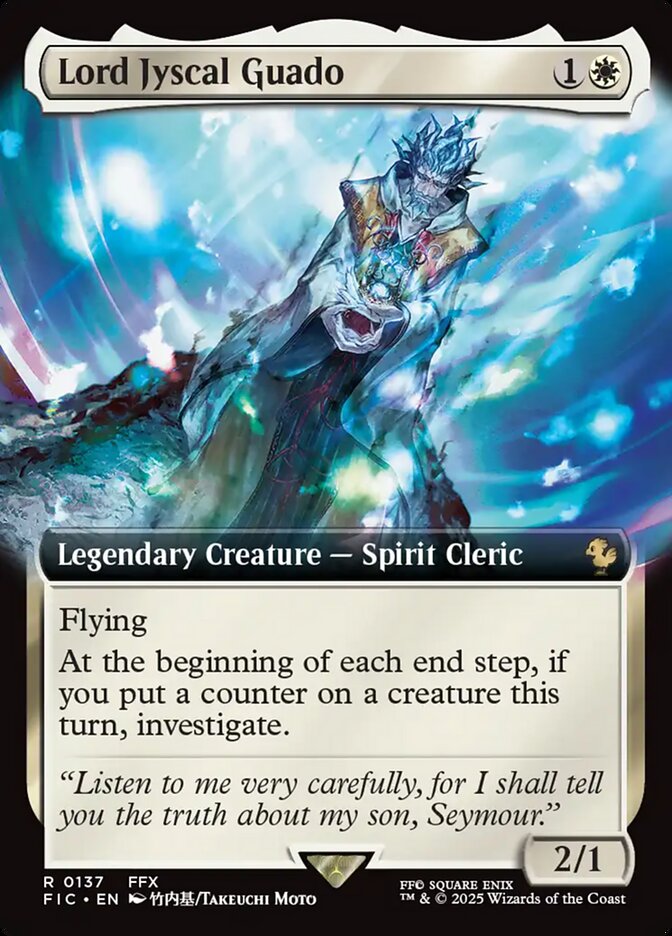 Lord Jyscal Guado FIC-137 Final Fantasy Commander Magic card