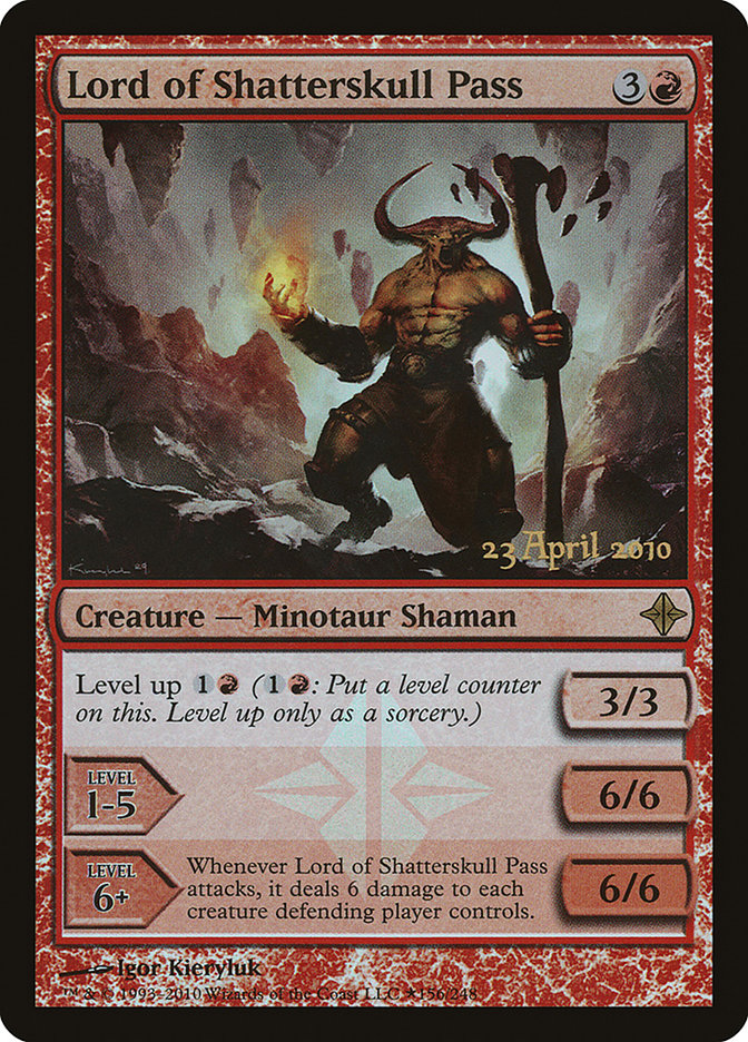 Lord of Shatterskull Pass PROE-156STAR Rise of the Eldrazi Promos Magic card