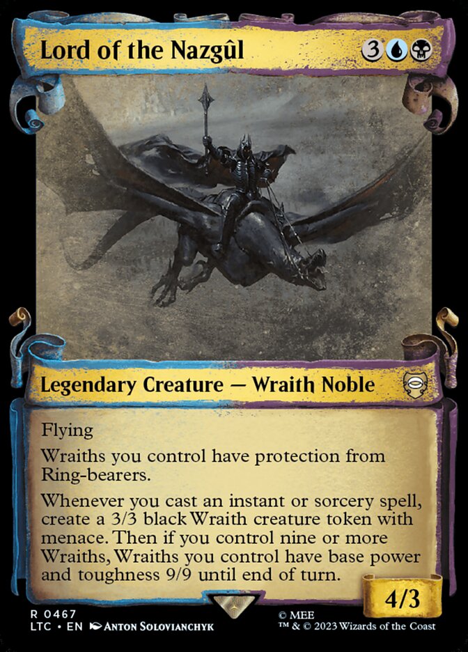 Lord of the Nazgûl LTC-467 Tales of Middle-earth Commander Magic card