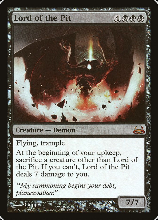 Lord of the Pit DDC-30 Duel Decks: Divine vs. Demonic Magic card