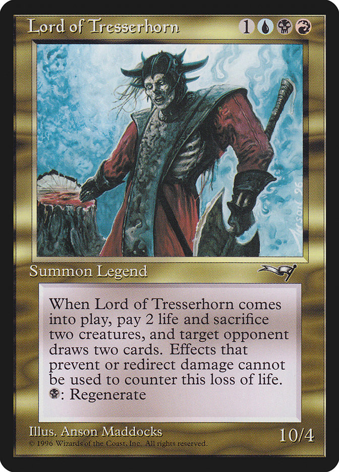 Lord of Tresserhorn ALL-112 Alliances Magic card