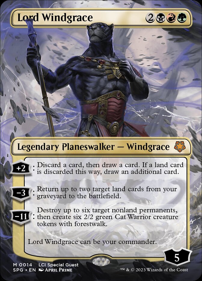Lord Windgrace SPG-14 Special Guests Magic card