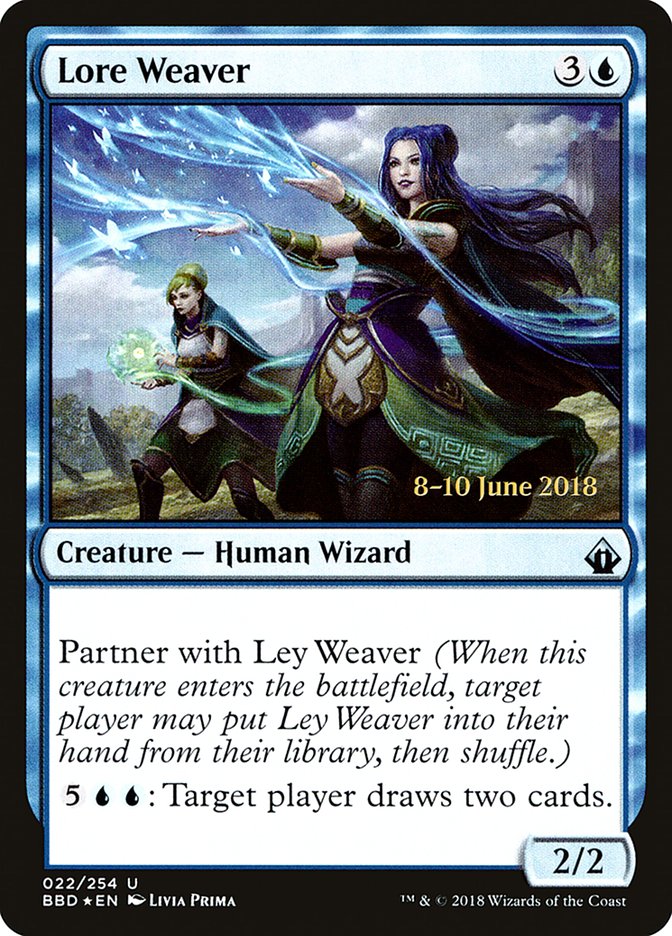 Lore Weaver PBBD-22S Battlebond Promos Magic card