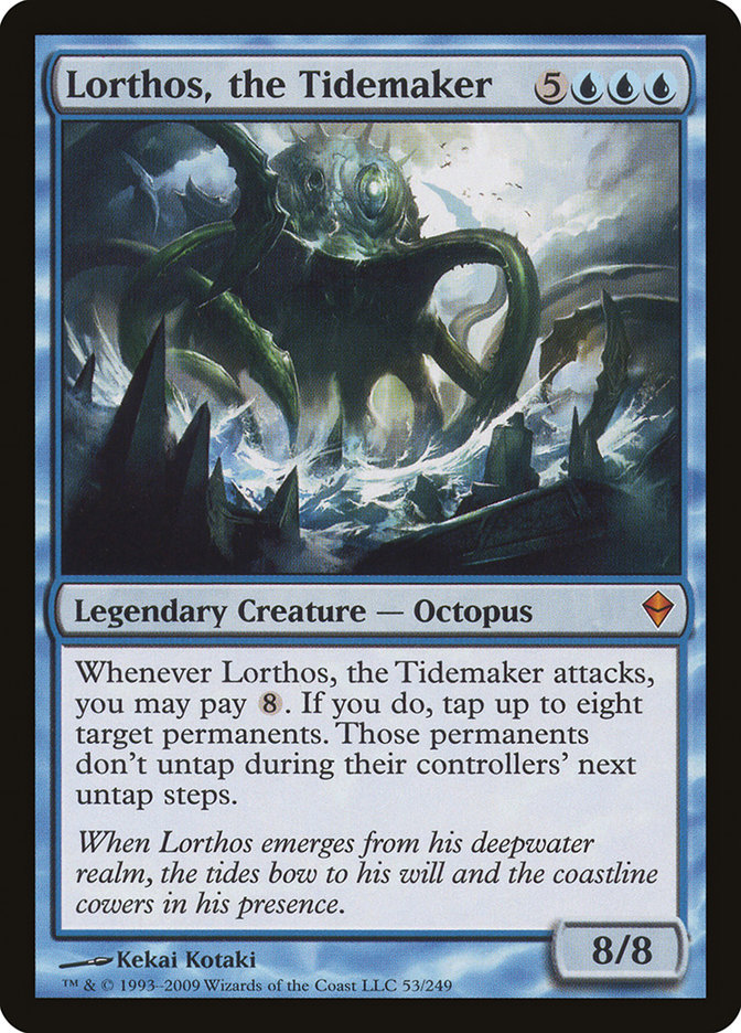 Lorthos, the Tidemaker ZEN-53 Zendikar Magic card
