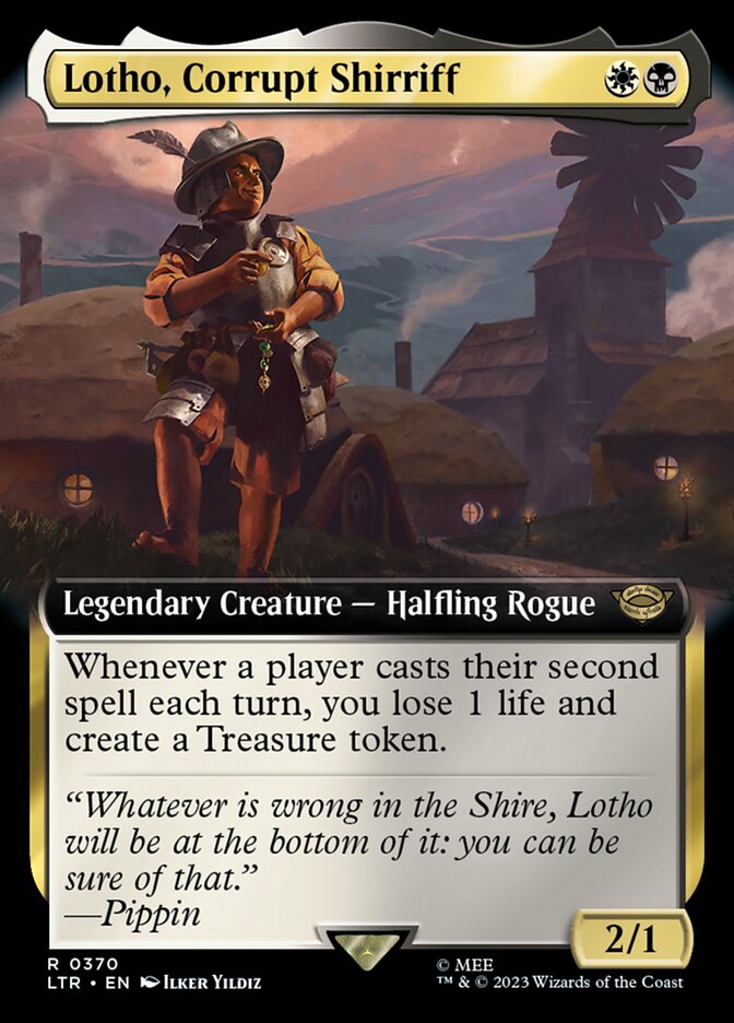 Lotho, Corrupt Shirriff LTR-370 The Lord of the Rings: Tales of Middle-earth Magic card