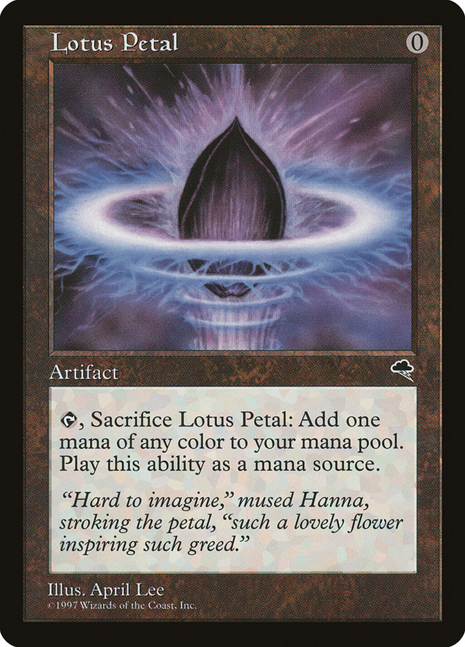 Lotus Petal TMP-294 Tempest Magic card