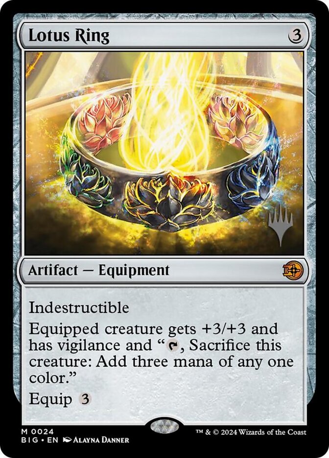 Lotus Ring PBIG-24P The Big Score Promos Magic card