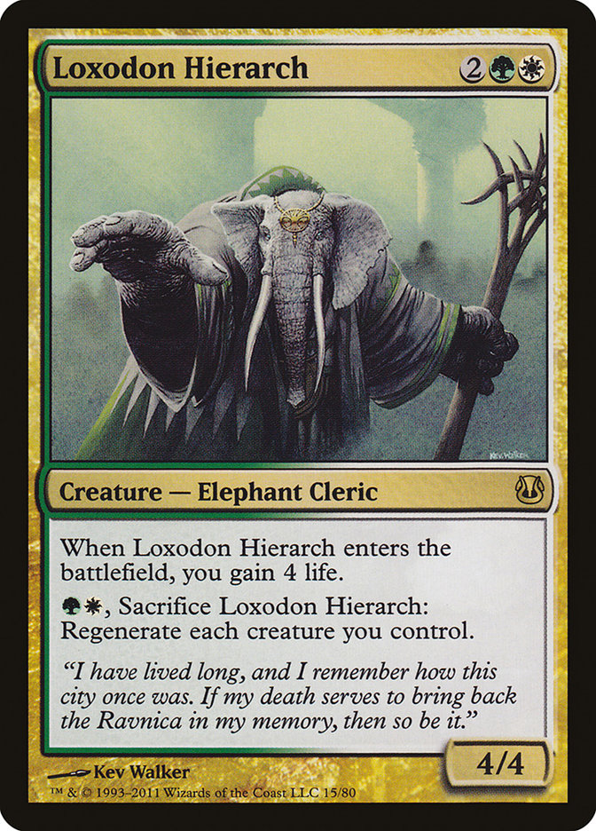 Loxodon Hierarch DDH-15 Duel Decks: Ajani vs. Nicol Bolas Magic card