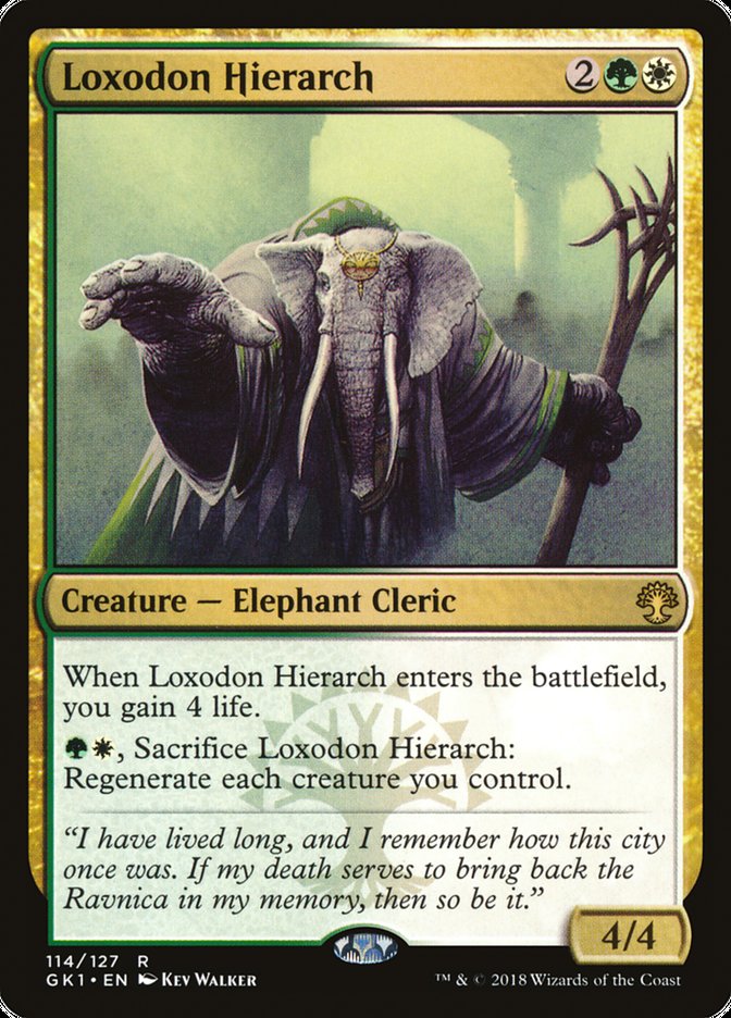 Loxodon Hierarch GK1-114 GRN Guild Kit Magic card