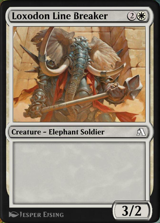 Loxodon Line Breaker XANA-7 Arena New Player Experience Extras Magic card