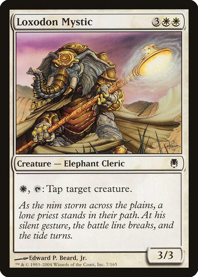 Loxodon Mystic DST-7 Darksteel Magic card
