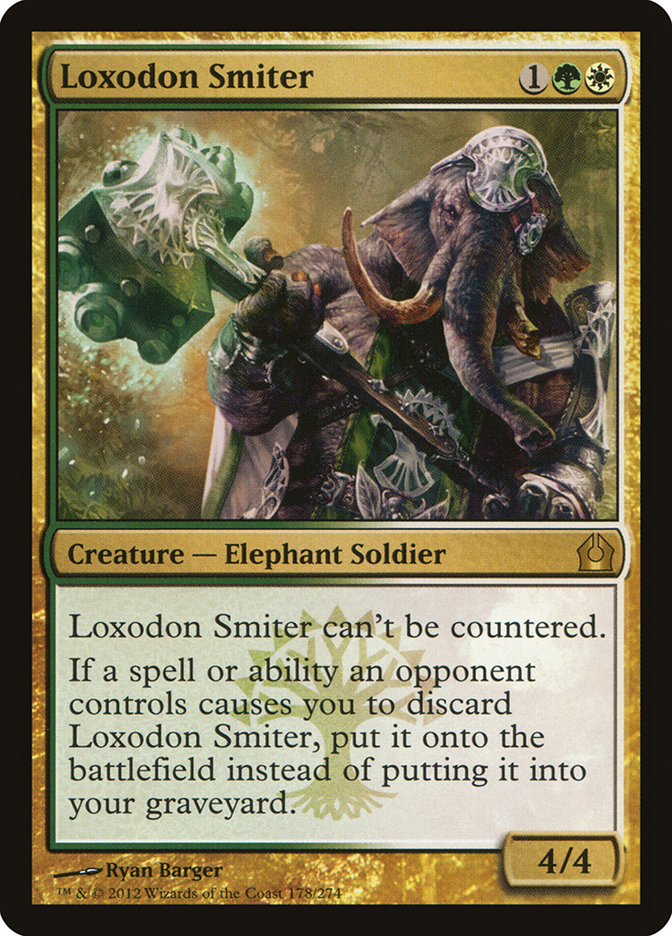 Loxodon Smiter RTR-178 Return to Ravnica Magic card