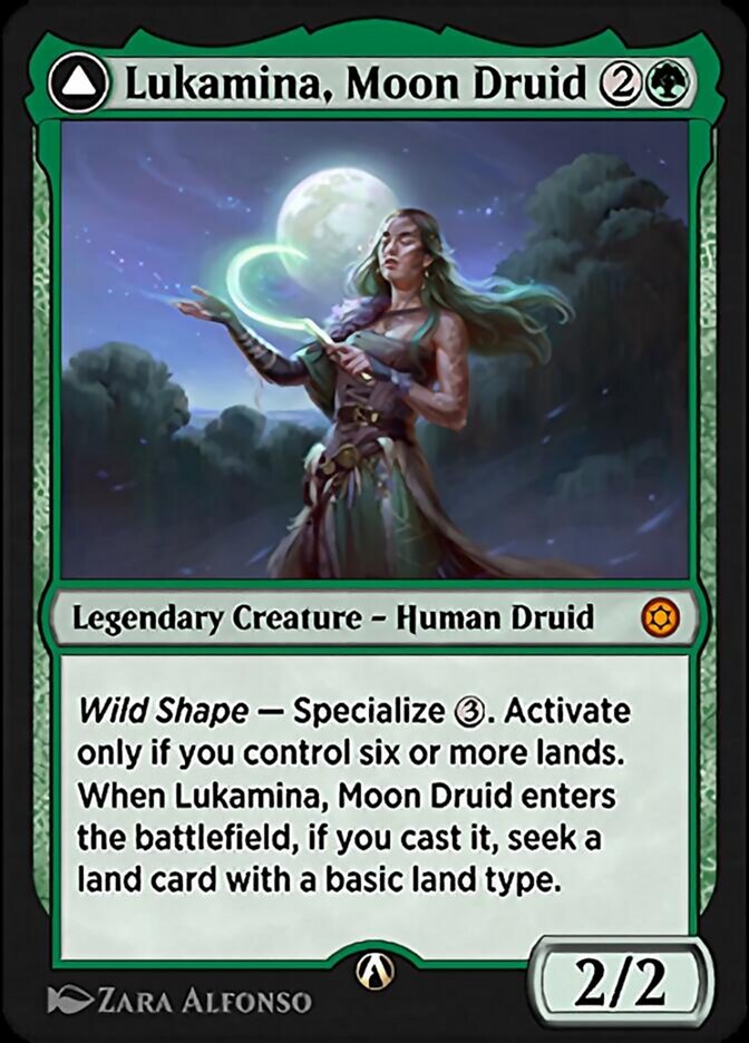 Lukamina, Moon Druid HBG-17 Alchemy Horizons: Baldur's Gate Magic card