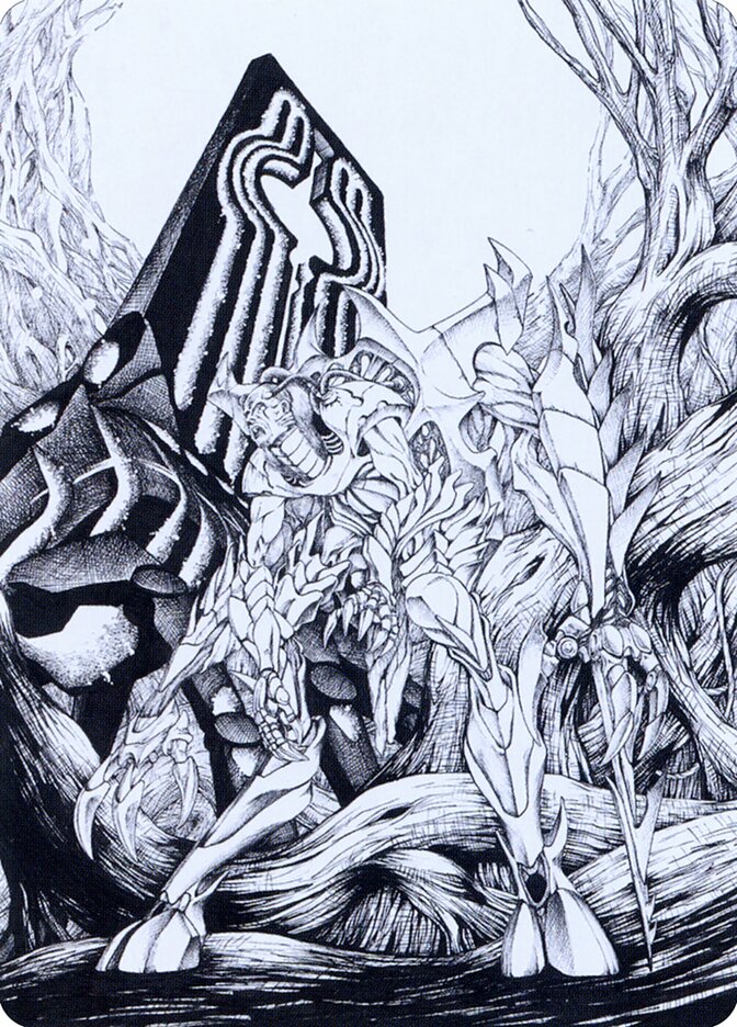 Lukka, Bound to Ruin // Lukka, Bound to Ruin AONE-79 Phyrexia: All Will Be One Art Series Magic card