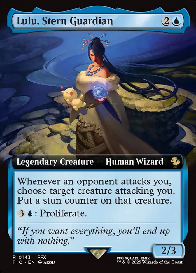 Lulu, Stern Guardian FIC-143 Final Fantasy Commander Magic card