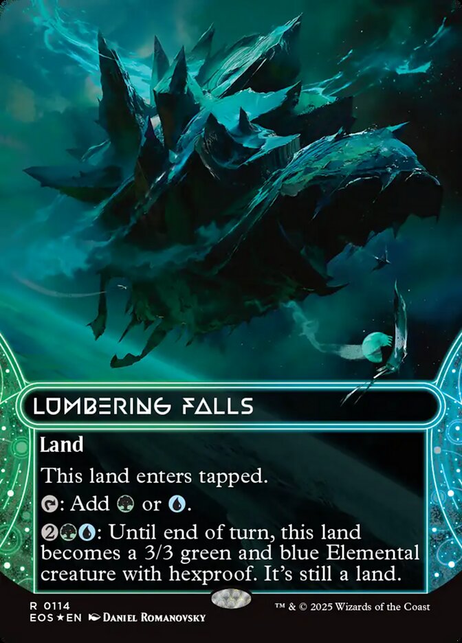 Lumbering Falls EOS-114 Edge of Eternities: Stellar Sights Magic card