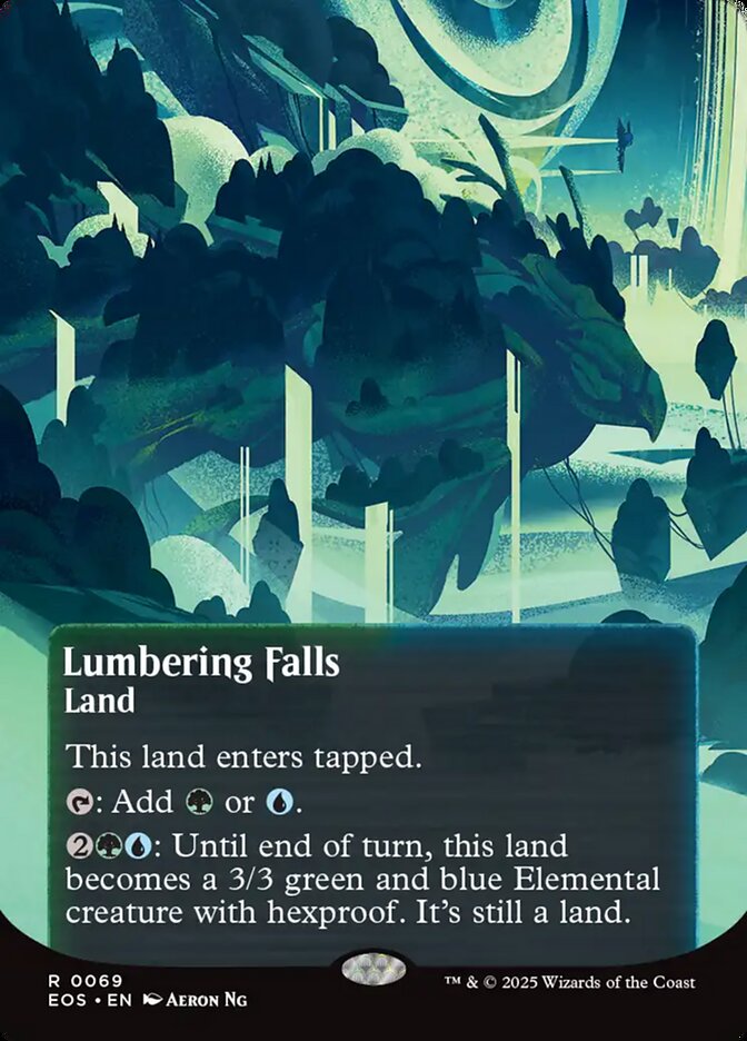 Lumbering Falls EOS-69 Edge of Eternities: Stellar Sights Magic card