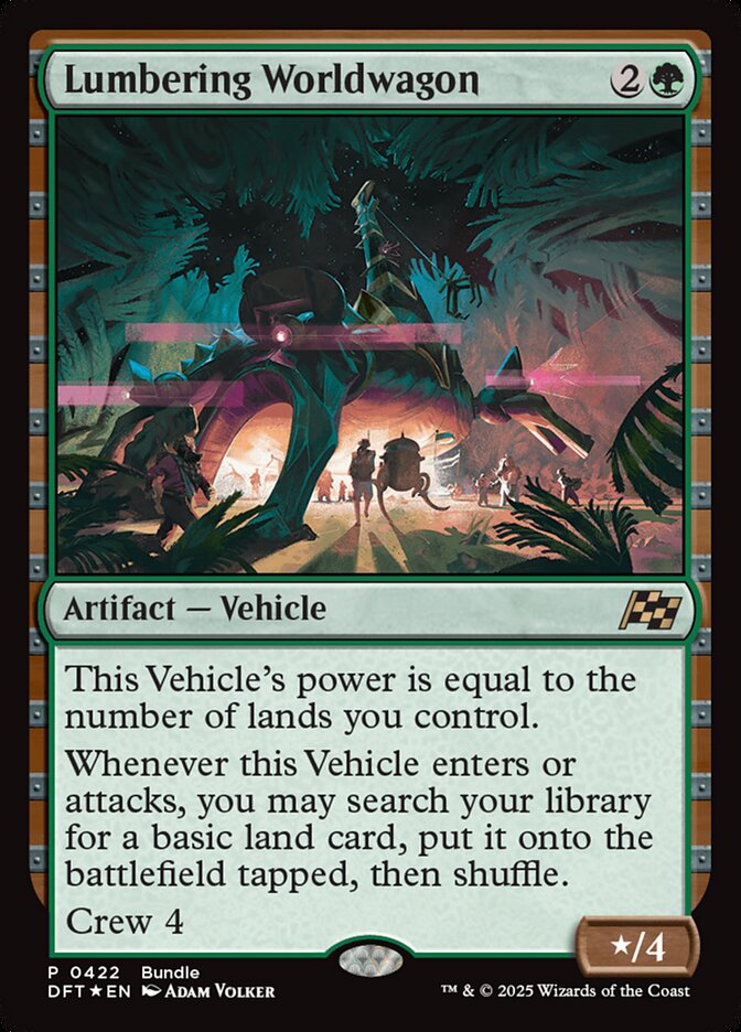 Lumbering Worldwagon DFT-422 Aetherdrift Magic card