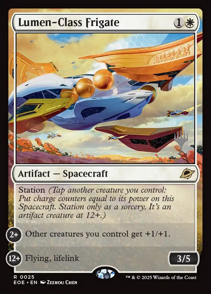 Lumen-Class Frigate PEOE-25P Edge of Eternities Promos Magic card