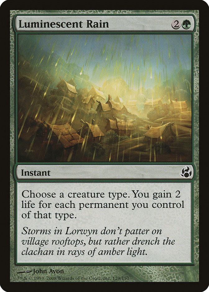Luminescent Rain MOR-129 Morningtide Magic card