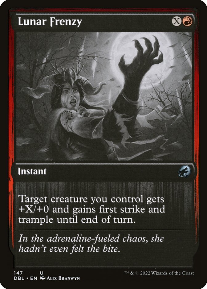Lunar Frenzy DBL-147 Innistrad: Double Feature Magic card