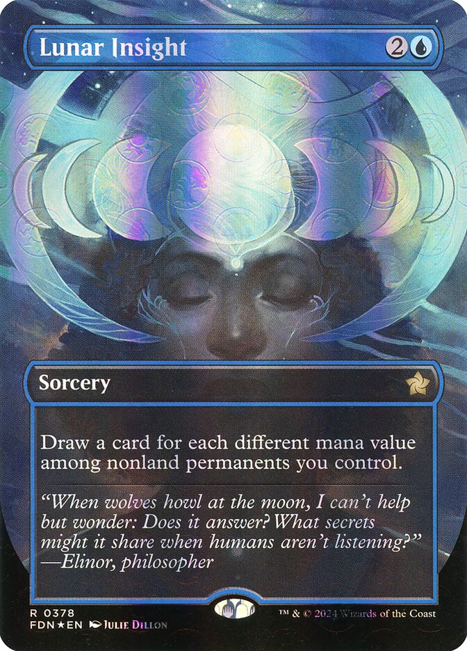 Lunar Insight FDN-378 Foundations Magic card