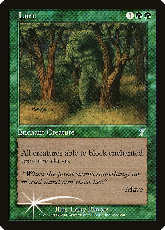 Lure 7ED-255STAR Seventh Edition Magic card