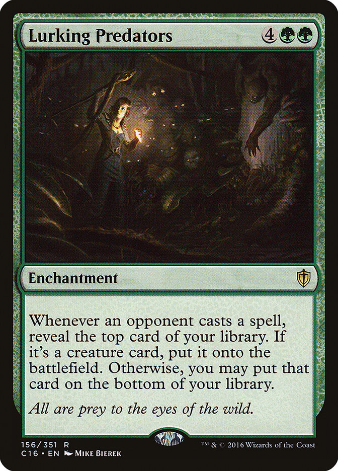 Lurking Predators C16-156 Commander 2016 Magic card