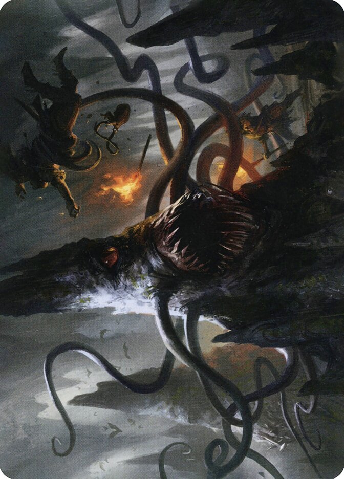 Lurking Roper // Roper AAFR-25 Adventures in the Forgotten Realms Art Series Magic card