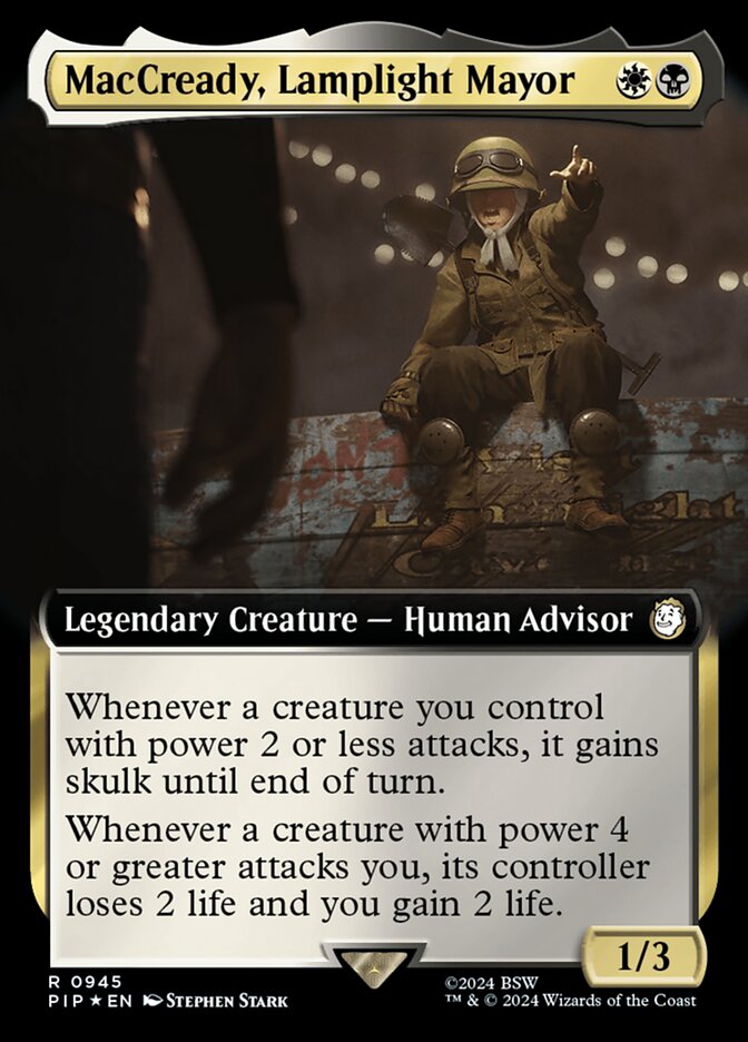 MacCready, Lamplight Mayor PIP-945 Fallout Magic card