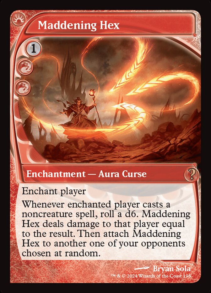 Maddening Hex MB2-195 Mystery Booster 2 Magic card