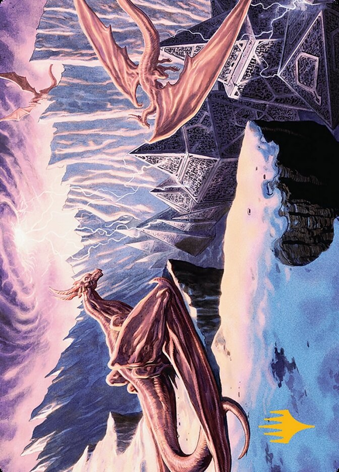 Maelstrom of the Spirit Dragon // Maelstrom of the Spirit Dragon ATDM-42 Tarkir: Dragonstorm Art Series Magic card