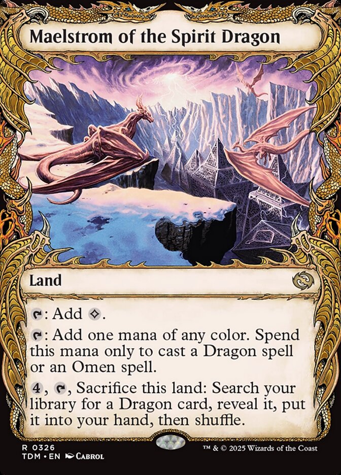 Maelstrom of the Spirit Dragon TDM-326 Tarkir: Dragonstorm Magic card