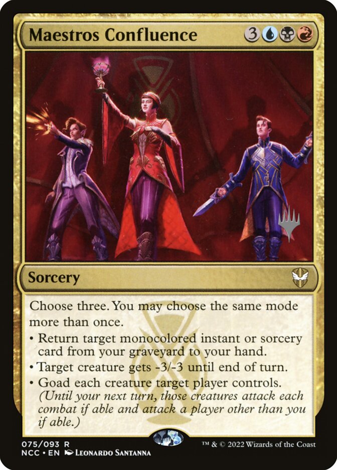 Maestros Confluence PNCC-75P New Capenna Commander Promos Magic card