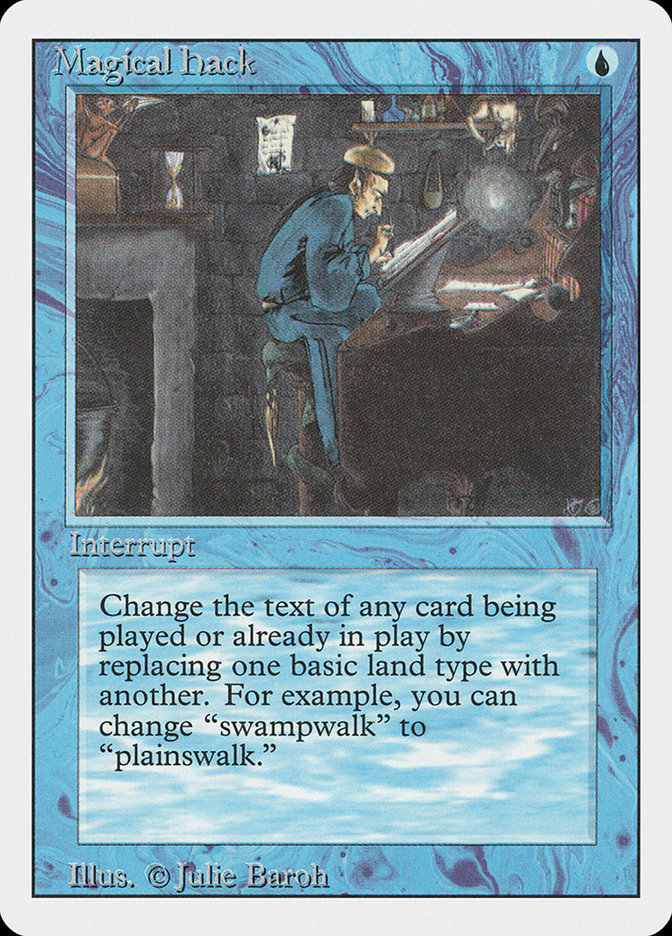 Magical Hack 3ED-65 Revised Edition Magic card