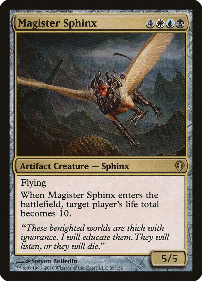 Magister Sphinx ARC-89 Archenemy Magic card