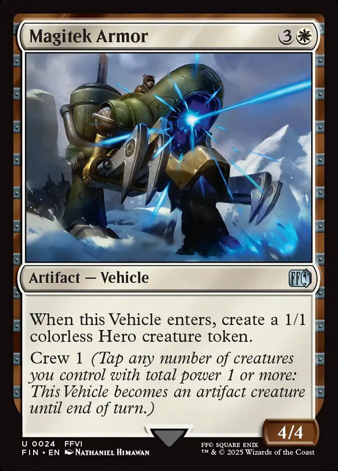 Magitek Armor FIN-24 Final Fantasy Magic card