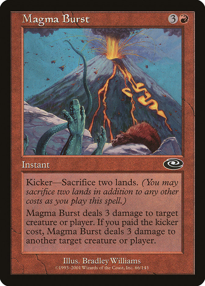 Magma Burst PLS-66 Planeshift Magic card
