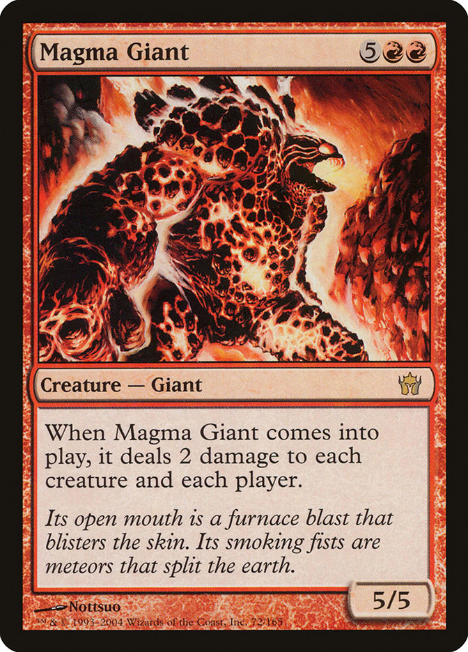 Magma Giant 5DN-72 Fifth Dawn Magic card
