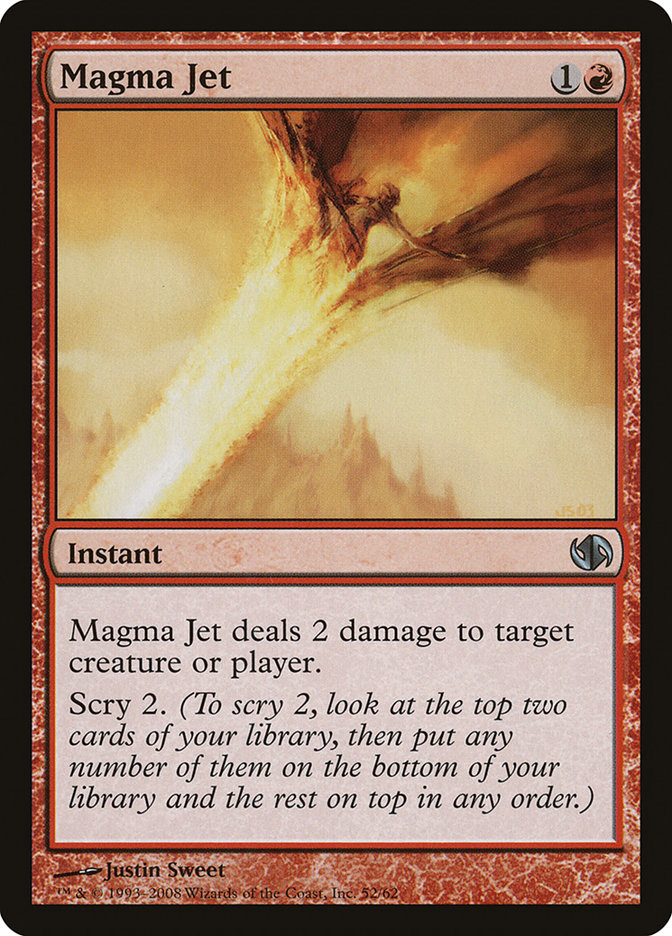 Magma Jet DD2-52 Duel Decks: Jace vs. Chandra Magic card