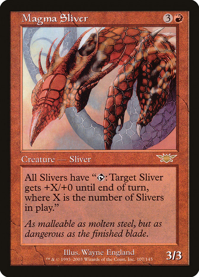 Magma Sliver LGN-107 Legions Magic card