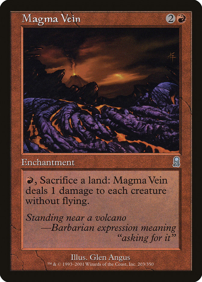 Magma Vein ODY-203 Odyssey Magic card