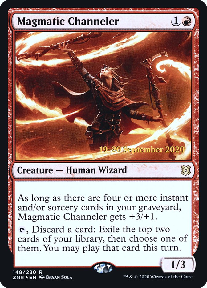 Magmatic Channeler PZNR-148S Zendikar Rising Promos Magic card