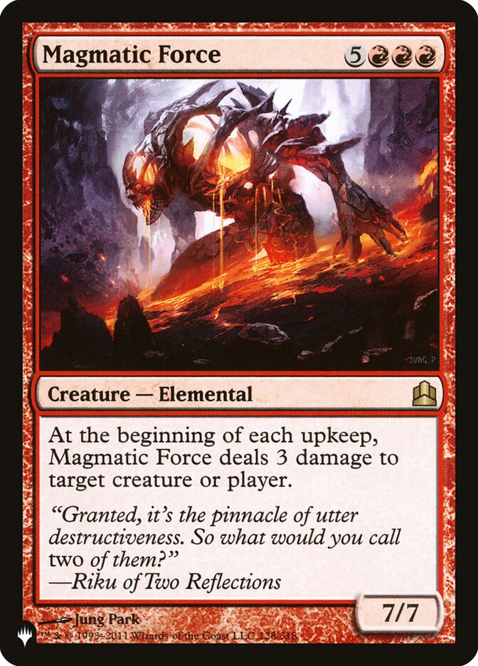 Magmatic Force PLST-CMD-128 The List Magic card