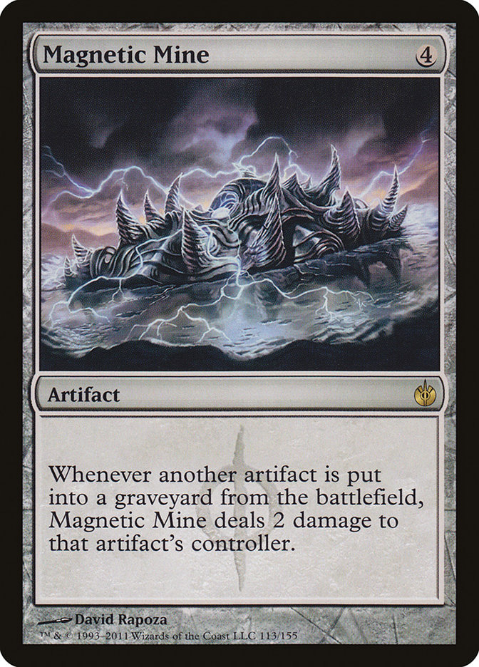 Magnetic Mine MBS-113 Mirrodin Besieged Magic card